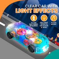 Playbees Light-Up Transparent Car - Remote Control Car - image 3