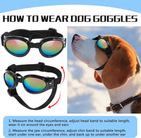 QUMY Dog Sunglasses Dog Goggles for Medium Large Breed Dogs Eye - Blue - image 4