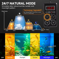 fishkeeper Smart LED Aquarium Light with One-Key Real-Time Sync - 30W (for 32"-40" fish tanks) - image 3