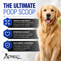 ActiveDogs Dog Pooper Scooper - Aluminum Flat - image 4