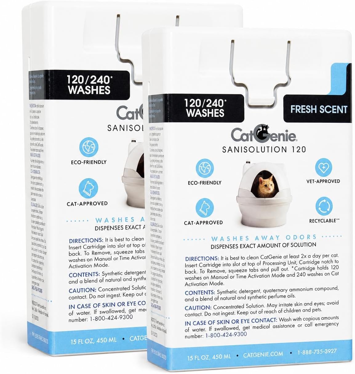 CatGenie SaniSolution Cartridge Fresh Scent