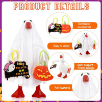 7 Inch Mini Desk Goose Outfits - Halloween Color - image 4
