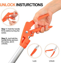 60” Snake Grabber, Telescopic Aluminum Rattle Snake Catcher Grabber – Essentials for Reptiles And Amphibians - image 2