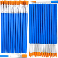 50 Pcs Flat Paint Brushes for Touch Up - Bulk paint brushes / 50 Count