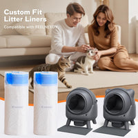 Automatic Litter Box, FEELNEEDY Self Cleaning Litter Box - Replaced Trash Bags - image 3