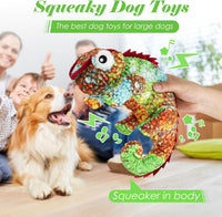 Fuufome Squeaky Dog Toys for Indoor Play with Small - Brownish-green - image 4