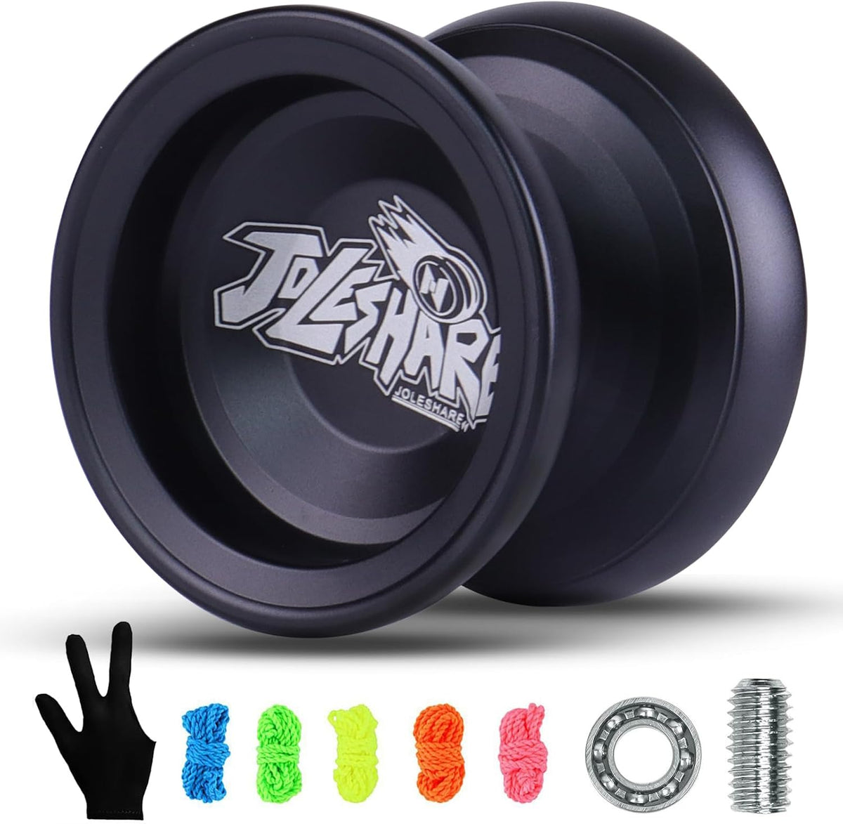 LESHARE X2 Dual-Mode Yoyo for Advanced Players & Teens Beginners – Fun for Kids & Family - X4 Black