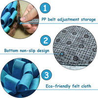 Dog Snuffle-Mat Slow-Feeder-Bowl - Blue - image 3