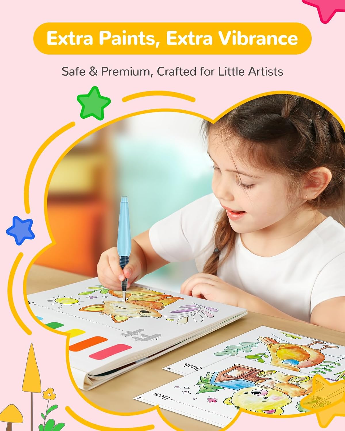 TECJOE 3 Pack Paint with Water Books - Forest & Sea & Dinosaur - image 3