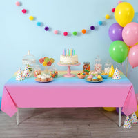 3 Pack Plastic Birthday Tablecloth - Rainbow - image 3