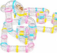 94 Pcs DIY Hamster Tunnel Tube Set
