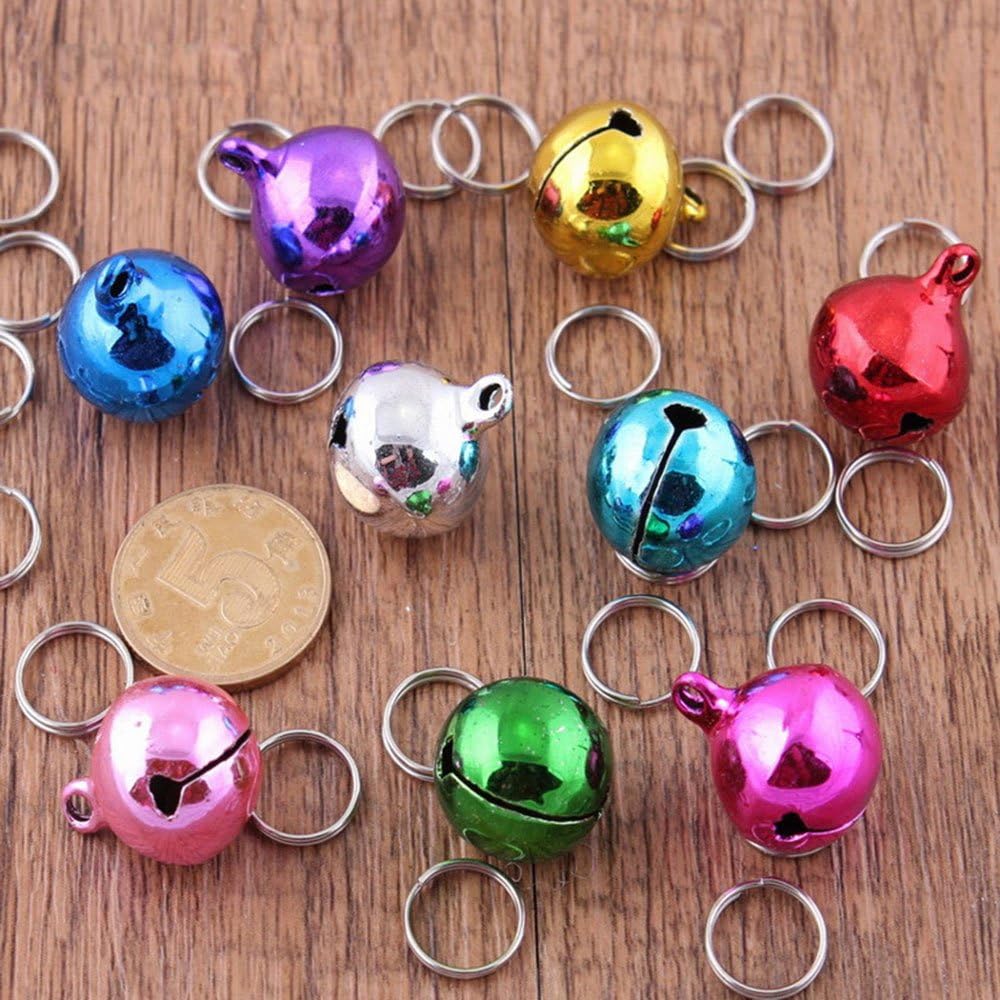 DEVILMAYCARE Pack of 7 Metal Jingle Bells Loose Beads Festival Party - image 2