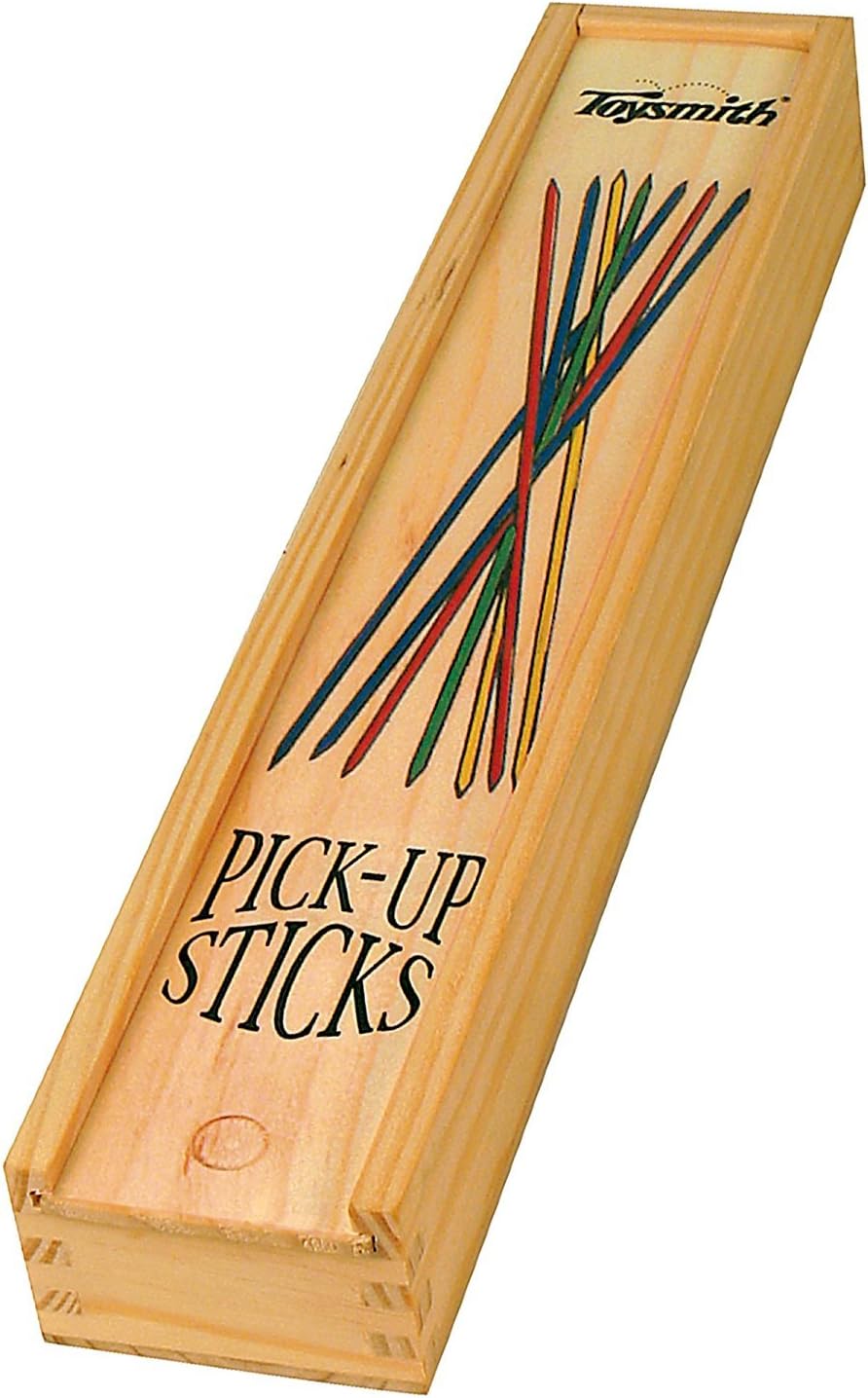 Toysmith Neato Pick-Up Sticks Classic Skill Game, Assorted