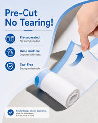 66 Count 26"x11.8" Cat Litter Box Bags Liners for Automatic Cat - Unscented / 66 Count (Pack of 1) - image 4