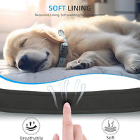 Upgraded AirTag Dog Collar, IP68 Waterproof Air Tag Dog Collar Holder, Reflective, Ultra-Durable, Comfortable Padded, Heavy Duty Dog Collars for Small Medium Large Dogs (XS (10.25"-13")), LightBlue