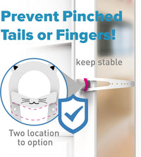 Neobay Cat Door Latch with Stabilizer - White 1 Pack - image 2