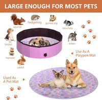 4 Pack Washable Whelping Pad Whelping Supplies Absorbent Reusable - Bright Color / 36 Inch - image 4