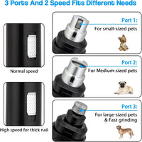 Casfuy Dog Nail Grinder Upgraded - D-Black - image 3