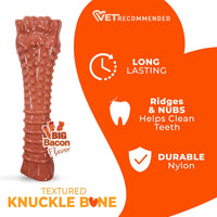 Nylabone Power Chew Original Bone Dog Chew Toys - Bacon / X-Large - image 4