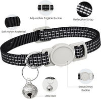 5 Pack Reflective-Breakaway Cat Collars with Bells - 5 Classic Colors - image 3