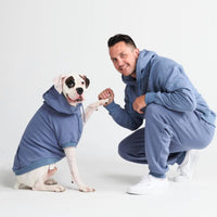 Spark Paws Dog Hoodie, Buttery-Soft Sweater Sweatshirt - Slate Blue / 3XL - image 4