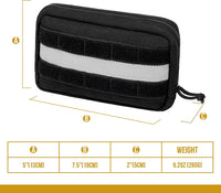 OneTigris Service Dog Vest Harness Saddle Bag Backpack Pouch – Essentials for Dogs - Black - image 2