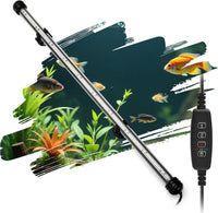 LED Submersible Aquarium Light 4W Underwater Fish Tank Light - NVL-04 (19in 10w)