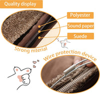 Cat Tunnel for Indoor Cats, 51×12 inch Foldable Big Cat Tunnel - Brown - image 3
