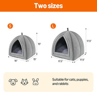 Amazon Basics Cat Bed Cave - Lightgrey / L-17.5"×17.5"×17.5" - image 3
