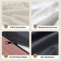 Waterproof Orthopedic Dog Bed for Large and Extra Large Dogs – Essentials for Dogs - Pink / 45"L x 35"W x 7.5"Th - image 4