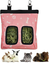 RIOUSSI Guinea Pig Hay Feeder - Pinkbones / M - 13"x9"x2"