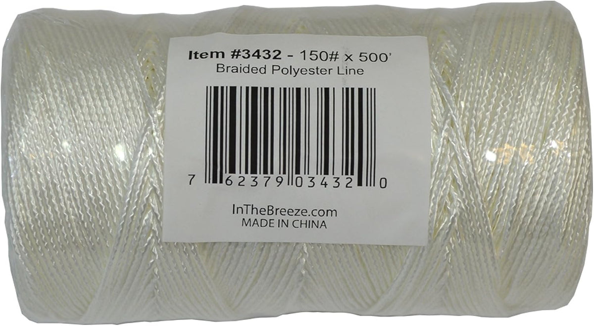 In the Breeze bulk braided polyester kite line, 50 lb x 1000 ft spool, model 3430 - view 2