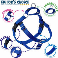 2 Hounds Design Freedom No Pull Dog Harness and Leash, 1" LG - Royal Blue / LG (Chest 28" - 32") - image 2