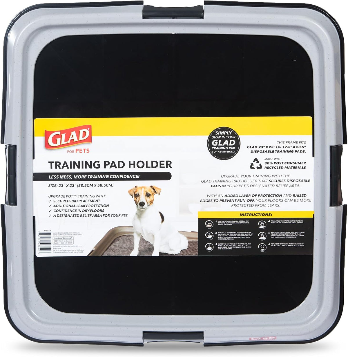 Glad for Pets Puppy Potty Training Pad Holder Tray