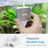 NICREW Nano Silent Aquarium Air Pump - up to 10 gallon / White - image 4