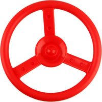 Haconba 10 inch blue plastic playground steering wheel with mounting hardware - view 5