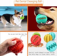 Sunglow 2 Pack Dog Toy Ball – Essentials for Dogs - Blue/Green / 2.36 in - image 3