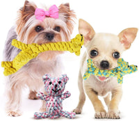 SunGrow Cotton Rope Dog Toys - 3 Pieces ( Teddy Bear, Giraffe, and Dog ) - image 2