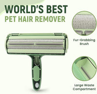Roller Pet Hair Remover - Cat and Dog Hair Remover for Furniture, Couch, Carpet, Clothing and Bedding - Portable, Multi-Surface Fur Removal Tool