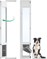 Large Dog Door for Sliding Glass Door - 81" Sliding Door / Large - 3 Flap