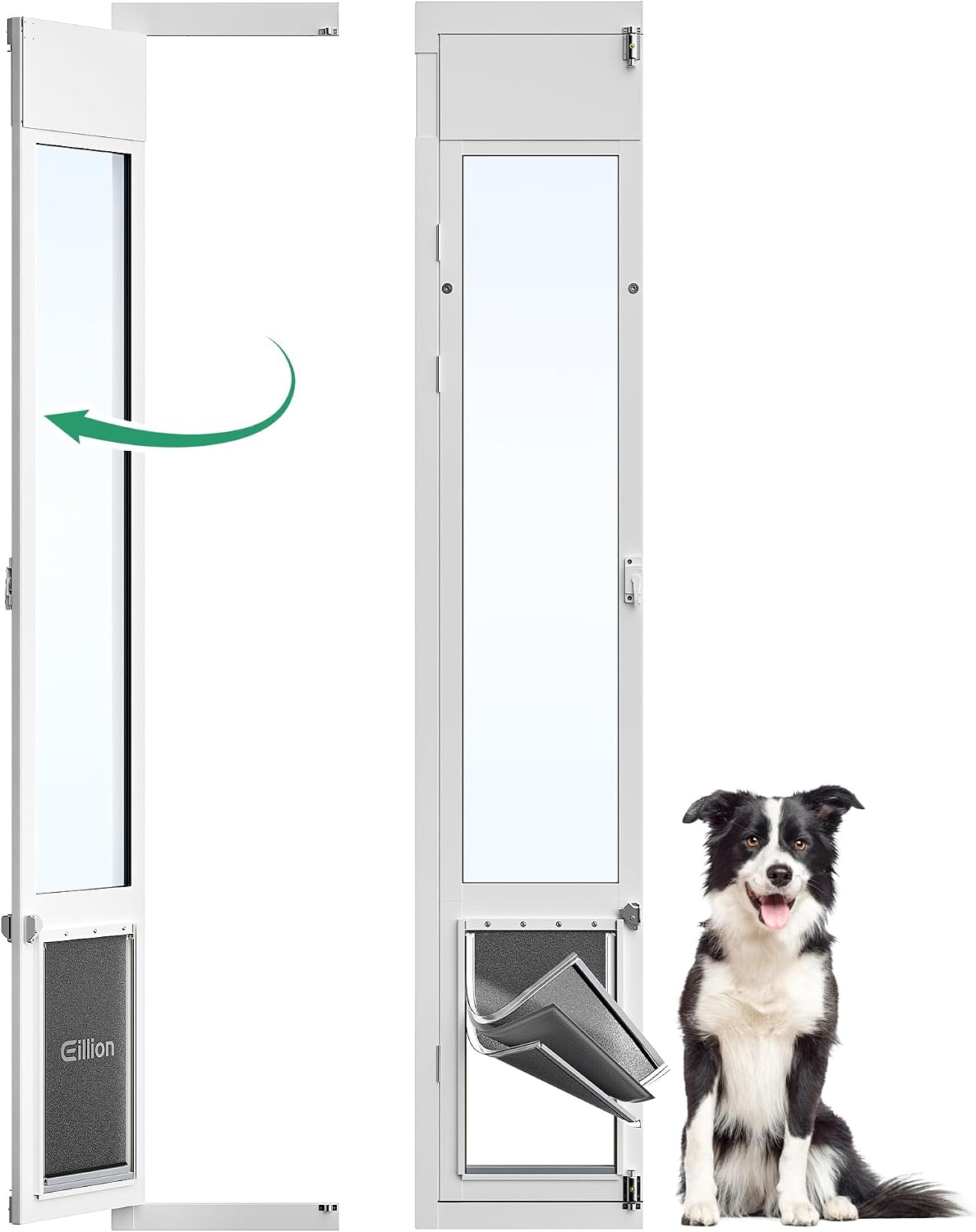 Large Dog Door for Sliding Glass Door - 81" Sliding Door / Large - 3 Flap