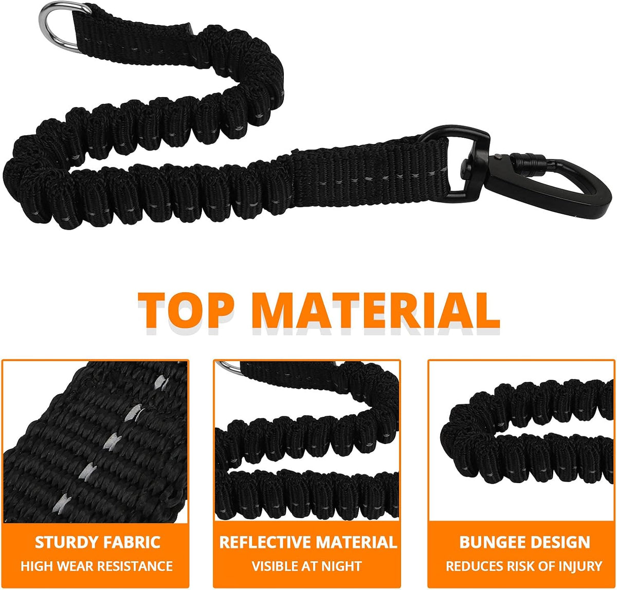Long Dog Leash 15 FT: Heavy Duty Rope Leashes for Dogs Training - Orange / 100ft*1/3'' - image 2