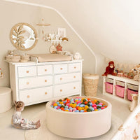 GOGOSO star, heart and moon ball pit balls in a pastel color mix with storage bag - view 21