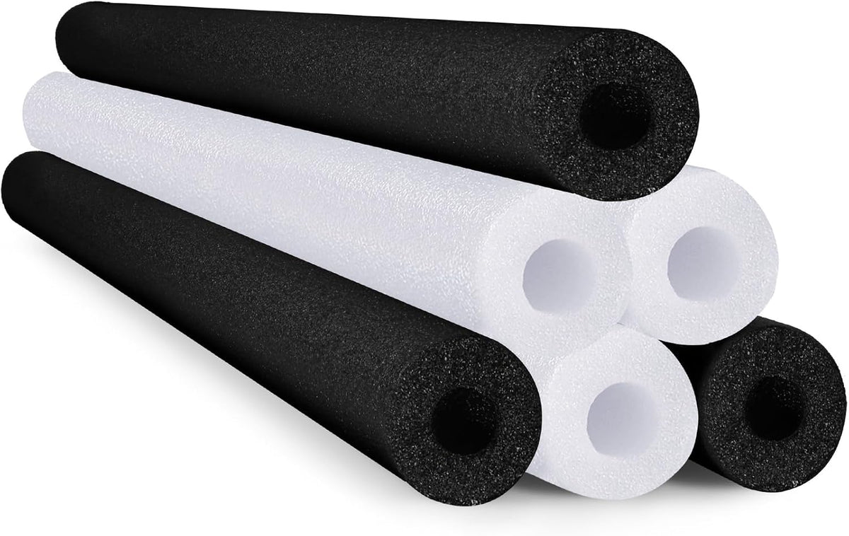 Hanaive white foam pool noodles, 6 pack, 52 inches long with hollow centers - view 8
