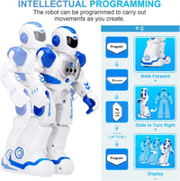 KingsDragon Robots Toy for Kids - Blue,white - image 4