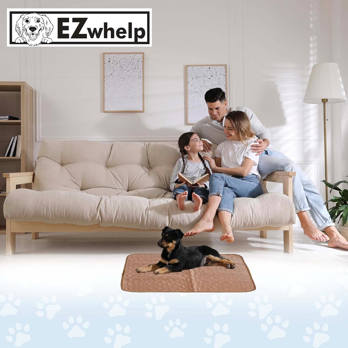 Washable Dog Training Pads, Reusable Waterproof Whelping - 27x32 Inch (Pack of 1, Rounded Corners) - image 2