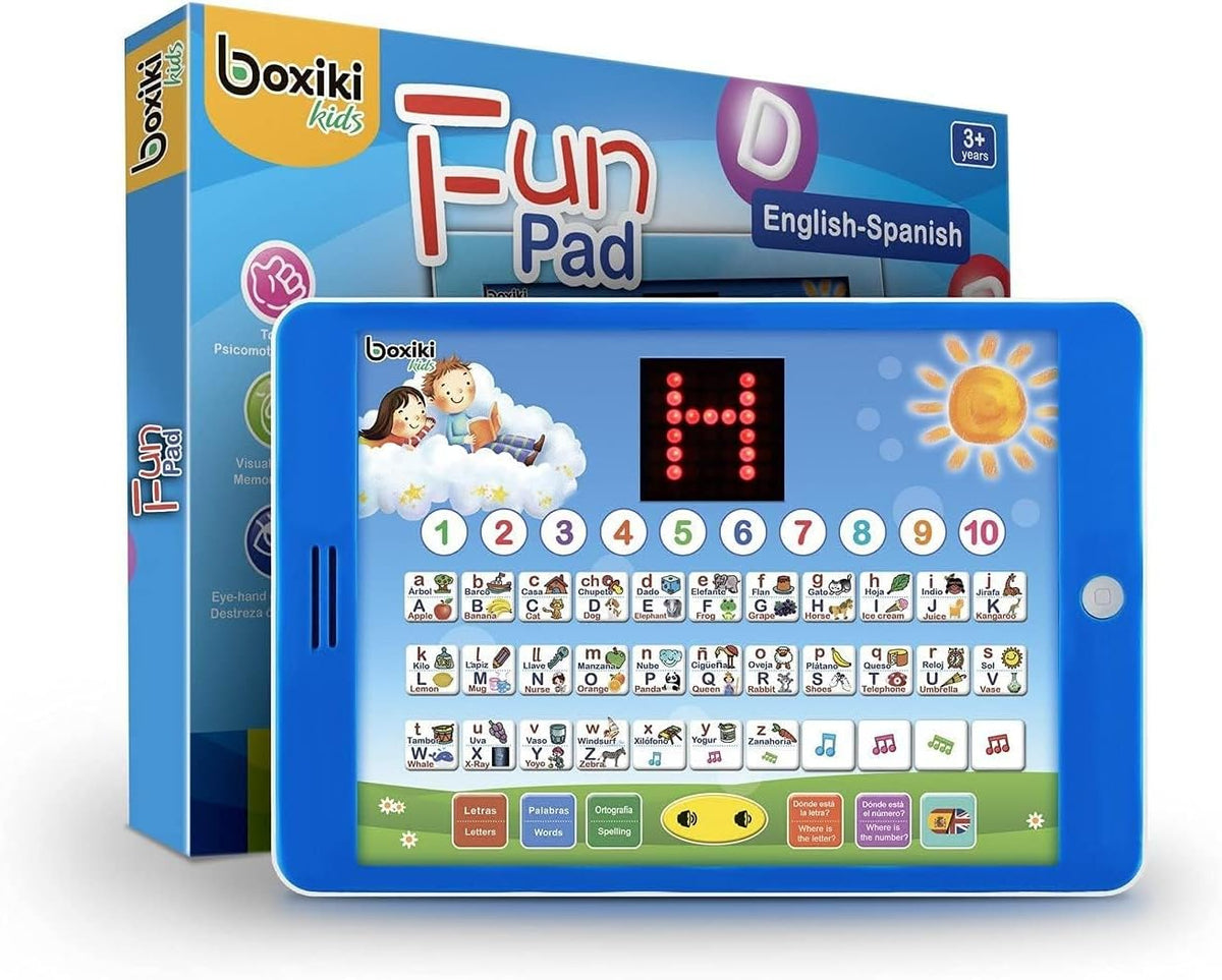 Bilingual English & Spanish Interactive Alphabet Wall Chart - ENG + ES (Tablet)