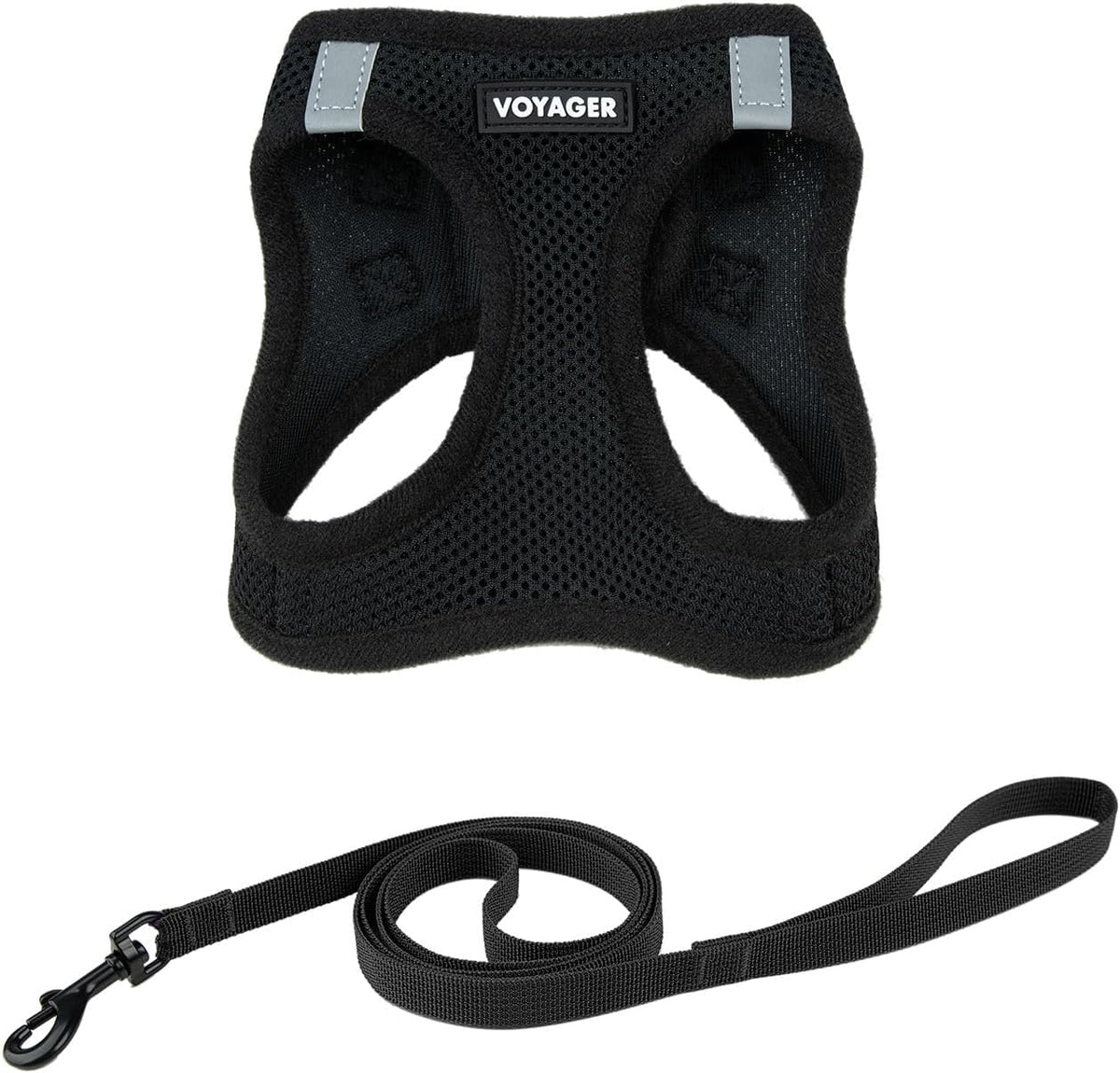 Voyager Step-in Air Cat Harness & Leash Set, XS - Black / XXXS (Chest: 11 - 12")