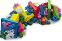 Deloky Bird Block Knots Tearing Toy - 19.7 x 5.6 inches - image 4