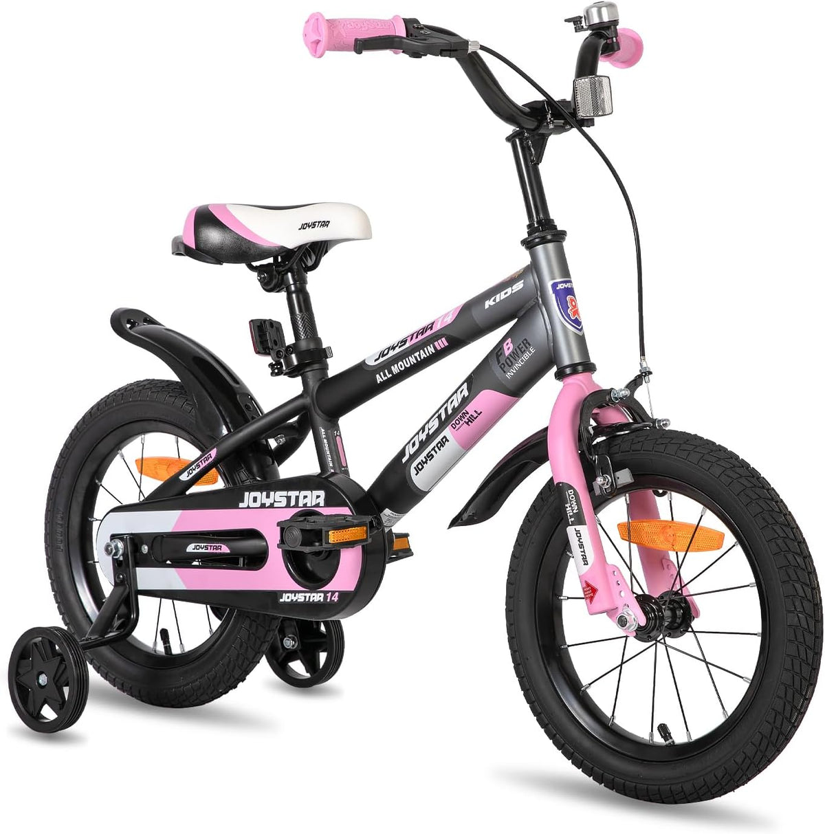 JOYSTAR New Berry Kids Bike for Boys and Girls Ages 3-10Y – Fun for Kids & Family - Pink / 14 Inch Wheels